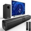 Saiyin Sound Bars for Smart TV with Subwoofer, Soundbar with Optical/ARC/AUX and Bluetooth 5.3 Inputs, Surround Sound System with 5.25 Inches Woofer,Treble and Bass Adjustable view 1