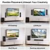 Saiyin Sound Bars for Smart TV with Subwoofer, Soundbar with Optical/ARC/AUX and Bluetooth 5.3 Inputs, Surround Sound System with 5.25 Inches Woofer,Treble and Bass Adjustable view 2