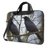15.6 inch Laptop Tote Bag Men Women Black Crow Birds Shoulder Laptop Sleeve Briefcase Messenger Computer Bag view 1