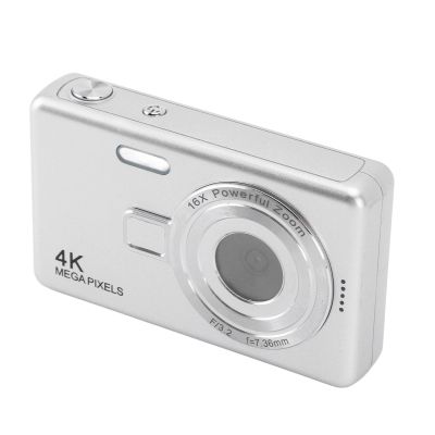 1080P Digital Camera for Vlogging, 16X Zoom 12MP Video Camera, 2.4in TFT Screen Selfie Digital Camera Built in Fill Light for Kids Boys Girls Students