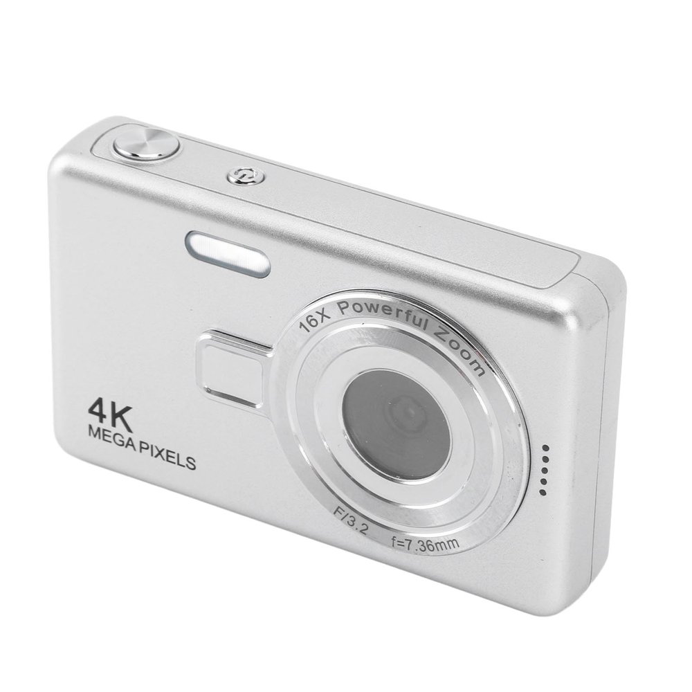 1080P Digital Camera for Vlogging, 16X Zoom 12MP Video Camera, 2.4in TFT Screen Selfie Digital Camera Built in Fill Light for Kids Boys Girls Students