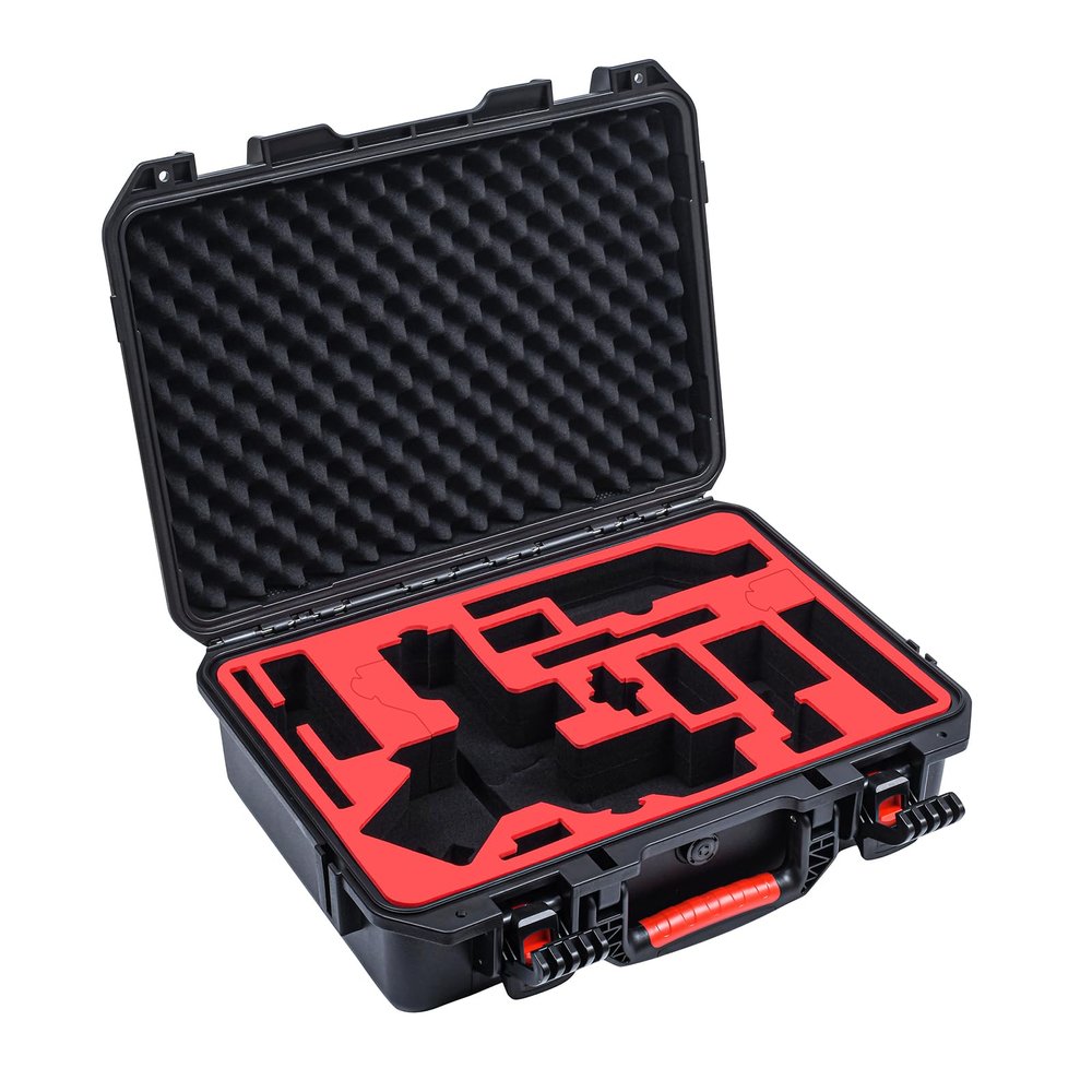 Camnoon Portable Storage Box Travel Hardshell Carrying Case with Top Carry Handle Shoulder Strap Shock-Proof Waterproof Replacement for DJI RS 4/ RS 4 Pro Gimbal Stabilizer