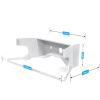 Wall Mount for V2 Mesh WiFi Router - ABS Plastic Cable Management Router Holder with Installation Screws, White view 4