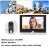 DirectNine Basics Smart Video Doorbell, 1080P Intelligent Visual Doorbells with 4.3inch Screen, 2 - Way Audio, PIR Motion Detection, Night Vision, 150 Degree Wide Angle (Silver), Generic9fqgrdpyvh-11 view 2