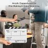 Camnoon Acrylic Clapperboard Film Clapboard Movie Director's Slate Cut Action Scene Clapper Board Film Slate Dry Erase view 4
