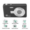 1080P Digital Camera for Vlogging, 16X Zoom 12MP Video Camera, 2.4in TFT Screen Selfie Digital Camera Built in Fill Light for Kids Boys Girls Students (Black) view 2