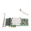 4 Port Gigabit Network Card with Large Heat Sink, Gold Pins, RJ45 Interface for Desktop Computers, PCIEx4 Card, Low, Server view 3