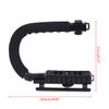 Camera Smartphone Stabilizer Foldable Handle Grip Handheld Video Rig Compatibility with All Action Camera Camcorder 4K Handheld Video Rig view 3