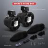 Pyle 6.5" 1300W Marine Tower Speakers - IPX6 Rated Waterproof Powersport Speaker System, 2-Way Full Range Passive Stereo Sound - Outdoor Audio for ATV, UTV, Boat, Jeep & More - Easy to Mount (Pair) view 3