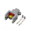TakenE 1/5/10 Set 2 Pin Waterprof Automotive Connector Diesel Injector Fuel Rail Plug T15 10811963 240PC024S8014 1743486-3(Size:1 Set) view 1