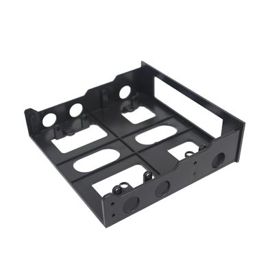 YOGOTEU 5.25"" to 3.5"" Drive Bay Adapters Front Bay Mounting Bracket 3.5 to 5.25 Floppy to Optical Drive Bay Tray Bracket Hard Drive Mounting Frame