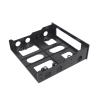 YOGOTEU 5.25"" to 3.5"" Drive Bay Adapters Front Bay Mounting Bracket 3.5 to 5.25 Floppy to Optical Drive Bay Tray Bracket Hard Drive Mounting Frame view 1