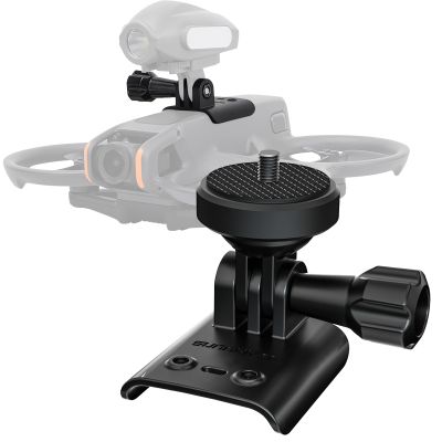 CAPART Expansion Bracket for DJI Avata 2 FPV Drone, Camera Mount Strobe Light Mount, with 1/4 Screw Adapter, Compatible with DJI Action 4 3, Insta360 X4 X3 X2 GO 3 3S, Go pro Hero 12 11 10 9 ...