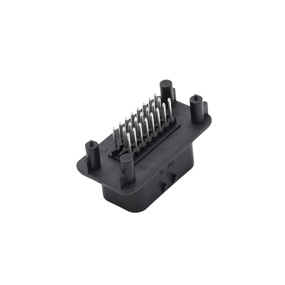 TakenE 1 Set AMP 8/14/23/35Pin Waterprof ECU Automotive Male Female Connector Wire Plug 770680-1 776273-1 776164-1(Color:23PMale Straight Pin)