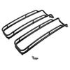 AINNUDSE Black Top Hard Saddlebags Lids Rack Rail Guards Iron Saddlebag Guard-Type BTHSLRRGFFHT1 Compatible with Harley Davidson view 1