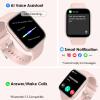 AIYAAIYA Smart Watch for Women, 1.75" AMOLED Fitness Tracker for Android iOS, Answer/Make Call with Heart Rate Sleep Monitor 130+ Sports Mode, IP68 Waterproof Smartwatch (Pink Band) view 3