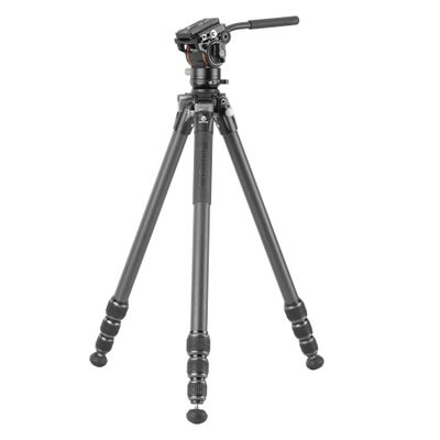 Vanguard Alta Pro 3VL 264CV14 Carbon Fiber Tripod with Leveling Base and VEO PV-14 Video Head