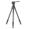 Vanguard Alta Pro 3VL 264CV14 Carbon Fiber Tripod with Leveling Base and VEO PV-14 Video Head view 1