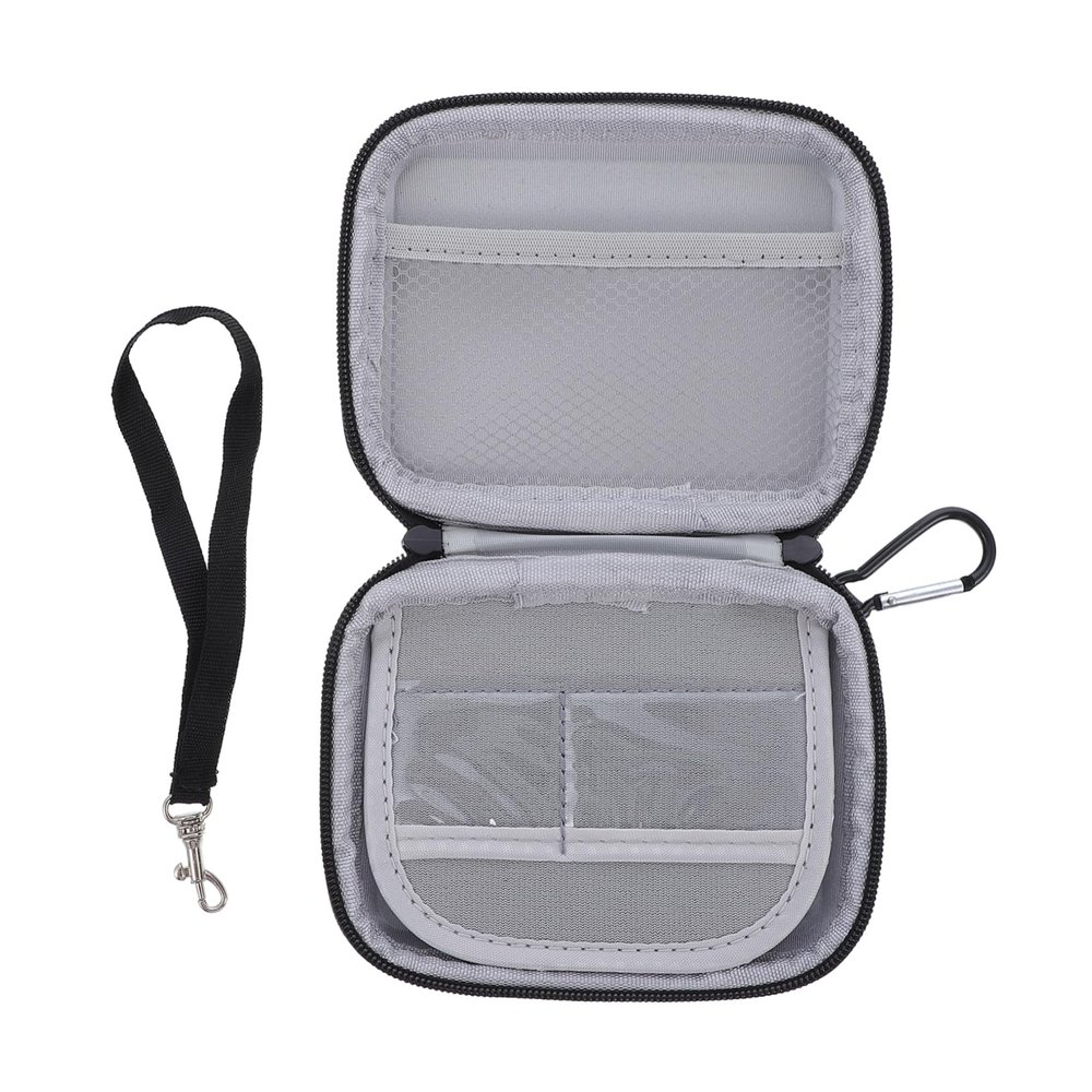 Yardenfun Portable Power Bank Organizer Case Durable Electronics Storage Bag for Travel Outdoor Use Zippered Design for Earphones Chargers and Accessories