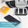 Yardenfun Portable Power Bank Organizer Case Durable Electronics Storage Bag for Travel Outdoor Use Zippered Design for Earphones Chargers and Accessories view 2