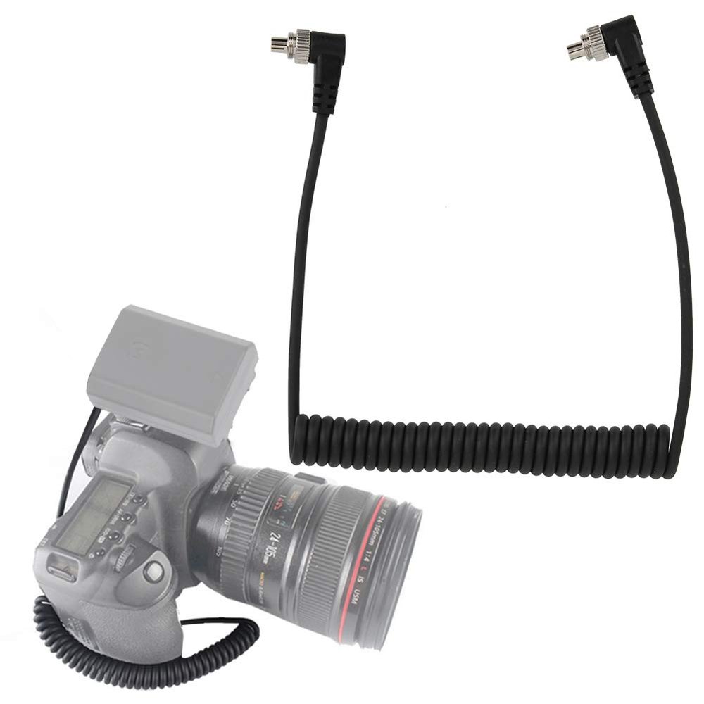 Flash Sync Cable 100cm Male Male Connection Camera