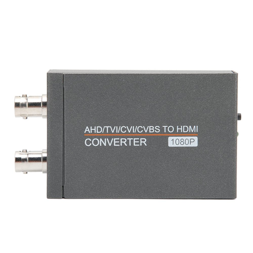 BNC to HDMI Adapter, AHD TVI CVI CVBS to HD Multimedia Interface Converter Full HD 720P BNC to HD Video Adapter