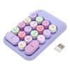 Retro Numeric Keypad with Round Keycaps, Clado Numrico Number, Clado Numrico Mecanico with Round Keycaps, Number for, 18 Keys, USB for, 7, 8, 10, 11, Os X (Theme), Generic108Q59Axep-12 view 3