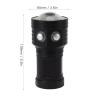 Diving Video Light Ipx8 Photography Light Blue Light Flashlight Dive Underwater Flashlight Red Light 10000Lm Alloy for 100M Lighting Products view 2