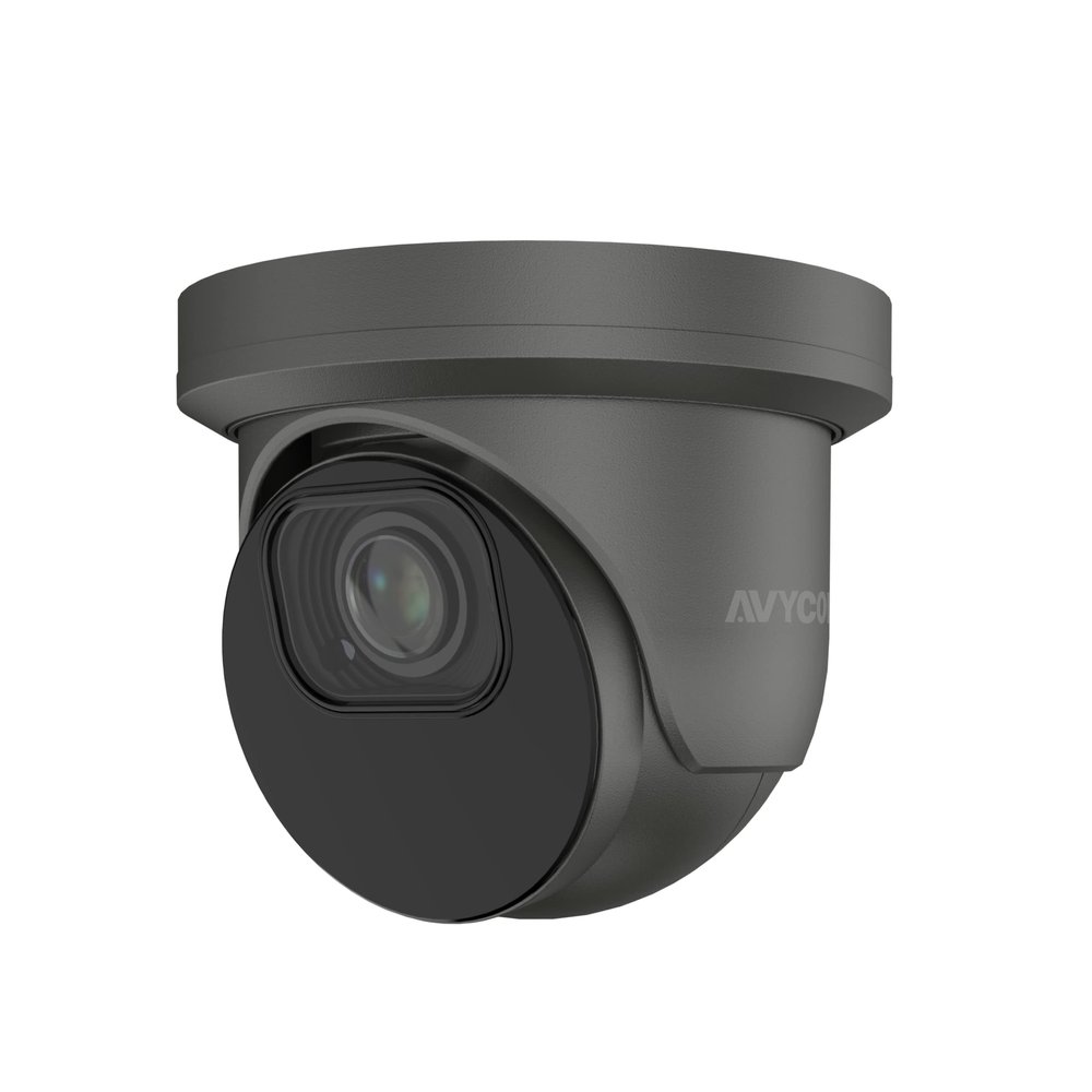 AVYCON AVC-TE51M-G Turret 5MP HD-TVI Motorized Varifocal 2.7-13.5mm Lens (Gray)