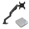 AVLT Single Monitor Arm and USB C Speakerphone Hub view 1
