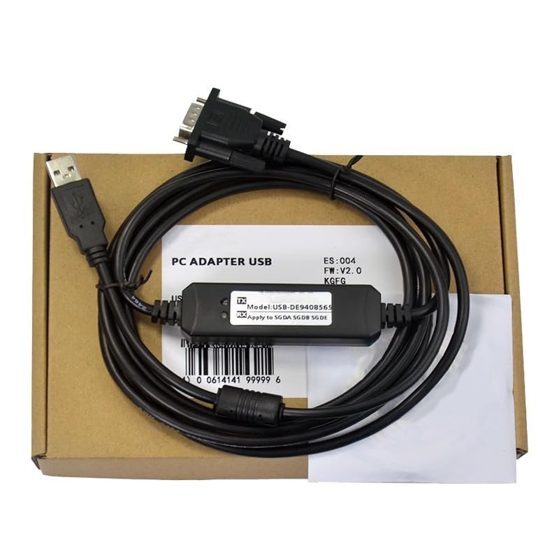 USB-DE9408565 for SGDA SGDB SGDE Servo Debugging Cable Data Download Cable Programming Cable Dual Chip Design Industrial Grade Economy 3 Meter