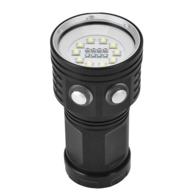 Underwater Flashlight, 22LED Diving Lighting Flashlight 10000LM Underwater Lighting Photography Fill Light IPX8, Accessories & Supplies