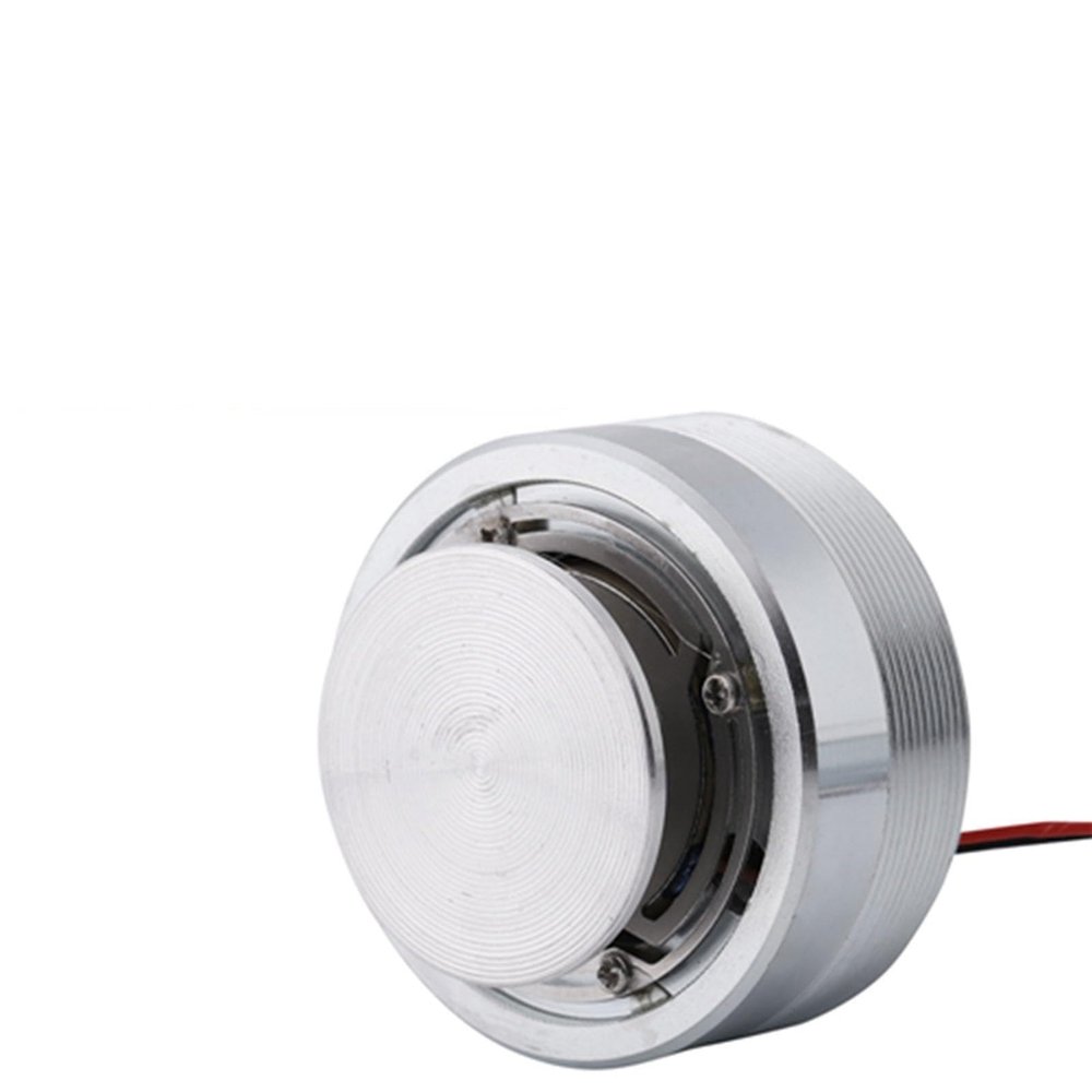 FAUOSWUK 1Pcs Resonance Speaker, 50MM 2Inch All Frequency Resonance Loudspeaker Mini Strong Bass Louderspeaker 360  Frequency Transmission Sound Transducer Exciter (8 20W)