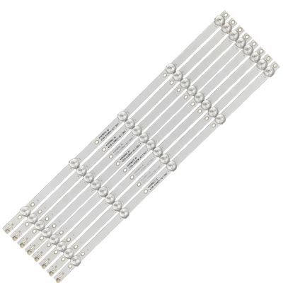 UFDIPLMY LED Backlight Strip 5 Lamp Compatible with LG 49" TV 49LK5400BUA K490WDK5 A2 K490WDK5LZ350A100K K490WDK5L8350A100K 4708-K49WDK-A2113N01(Color:1 Set - 8 pcs)