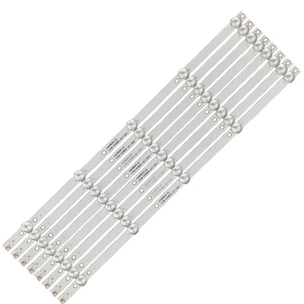 UFDIPLMY LED Backlight Strip 5 Lamp Compatible with LG 49" TV 49LK5400BUA K490WDK5 A2 K490WDK5LZ350A100K K490WDK5L8350A100K 4708-K49WDK-A2113N01(Color:1 Set - 8 pcs)