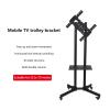 CUFTOBJM Mobile TV cart Bracket 1500 Rotation Horizontal and Vertical Screen Conference Live Broadcast Large Screen TV Mobile cart(Color:1500 Rotating Screen) view 3
