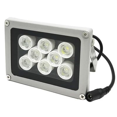 Rosebe CCTV Security Camera 8 LED Infrared IR Illuminators Light+12V Power Infrared Illuminator Night Vision IR Illuminators Adapter Infrared Illuminator CCTV Security Camera