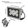 Rosebe CCTV Security Camera 8 LED Infrared IR Illuminators Light+12V Power Infrared Illuminator Night Vision IR Illuminators Adapter Infrared Illuminator CCTV Security Camera view 2