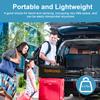 Projector and Screen Outdoor Combo, Towond 120 inch Projection Screen with Stand Wrinkle-Free Foldable with Carry Bag, Mini Projector with Android TV 11.0 1080P Movie Projector with WiFi and Bluetooth view 4
