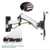 JFUDJKLI F300 Full Motion Monitor Wall Mount TV Bracket with Adjustable Gas Spring for 24""-35"" LED LCD TV(Color:F300 for 24-35in TV) view 3