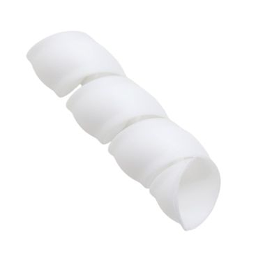 Spiral Wrap Flexible Cable Spiral Sleeve 8mm to 30mm Pipe Protection Wrap Winding Cable Wire Organizer Line Protector Cover Tube Tubing Cover(Color:White ID 35mm,Size:2 Meters)