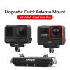 MODJUEGO Magnetic Quick Release Mount for Insta360 Ace Pro/Ace Snap-On Magnetic 2 Prong Mount and 1/4 Thread Mount view 2