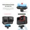 MODJUEGO Magnetic Quick Release Mount for Insta360 Ace Pro/Ace Snap-On Magnetic 2 Prong Mount and 1/4 Thread Mount view 4