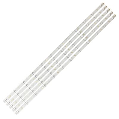 UFDIPLMY LED Strip 12leds LB43014 V0_00 Compatible with Philips 43" TV 43PUS6551 TPT430U3 EQLSJA.G 43PUS6501 43PUS6101 43PUS6201 43PUS7202 5PCS