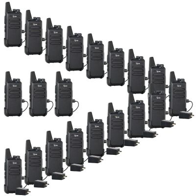 TIDRADIO TD-M8s Walkie Talkies Rechargeable, Long Range Two Way Radio, 2 Way Radio for Adults, Mini Portable for Business Commercial Work School Church Restaurant (20 Pack)