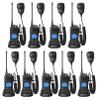 SAMCOM Walkie Talkies with Speaker Mic, 9 Packs view 1