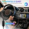 Car Fan, Car Fan Cup Holder with Colorful Lights, USB Portable Vehicle Cooling Air Fan for Car SUV, RV, Truck, 3 Speed, 360 Degree Rotatable, 4.13" USB Powered Electric Car Fans (Single Head) view 2