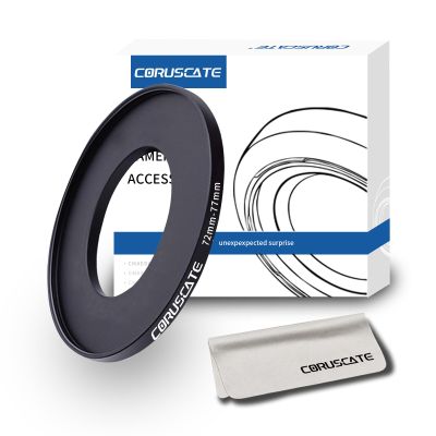 72mm to 77mm Camera Lens Adapter,Change The Filter or Lens Size from 72mm-77mm.Compatible All 77 mm Thread Filter Accessory+1pcs Lens Cleaning Cloth.