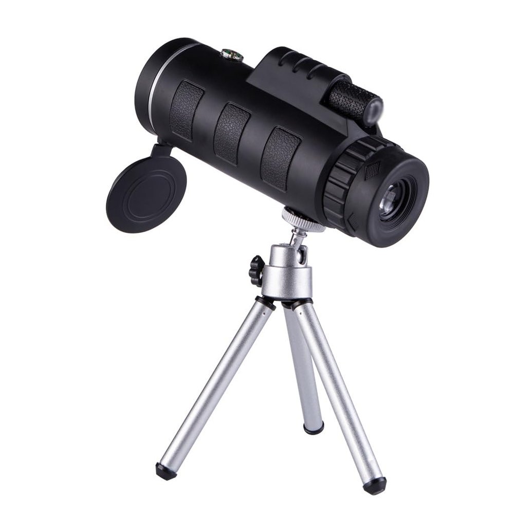 ZHCHAO Single Tube Telescope Portable 40x60 Telescope Holder, Mobile Phone Camera Telescope