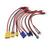 5Pcs XT90 XT60 XT60H EC5 EC3 Male Plug to 4.0mm Banana Plugs Connector with 20CM Silicone Wire 14AWG(Color:4mm to XT90 Male) view 4